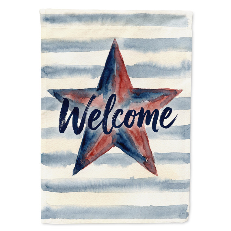 Drapeau Americana Star Welcome House, House Size, Americana Star