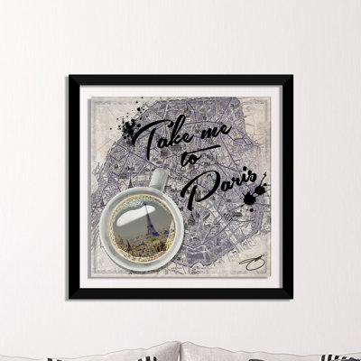 « take me to paris », impression sur toile