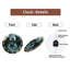 Horloge murale fantaisie dragon, 12 po