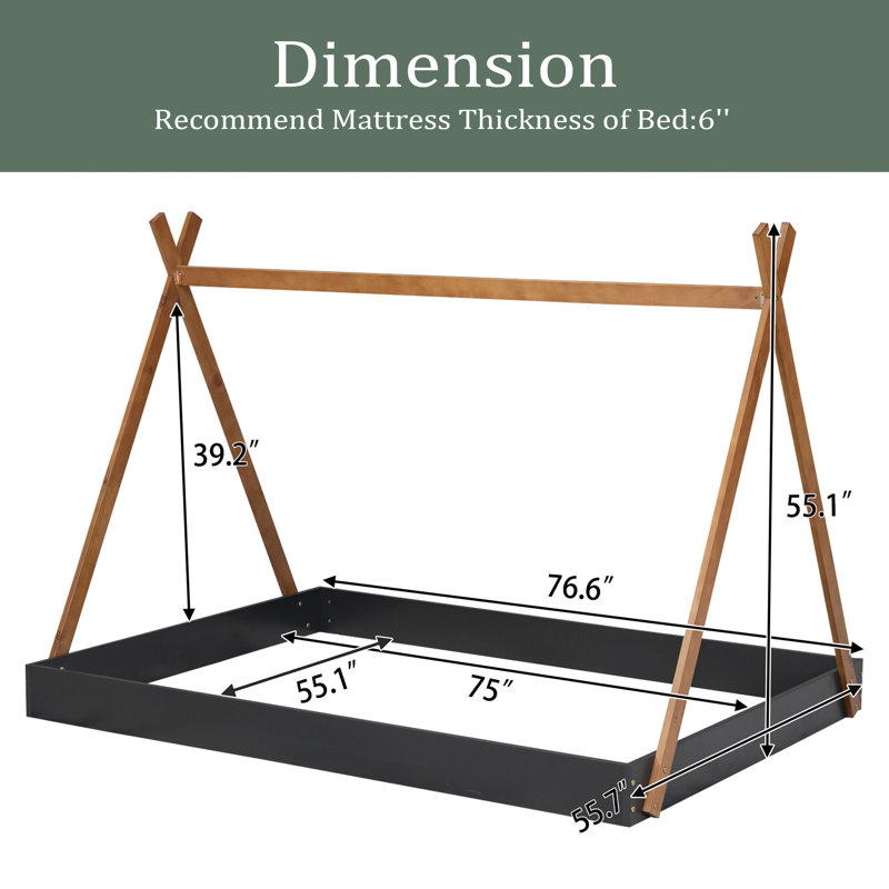 Narae Daybed, Brown/Black
