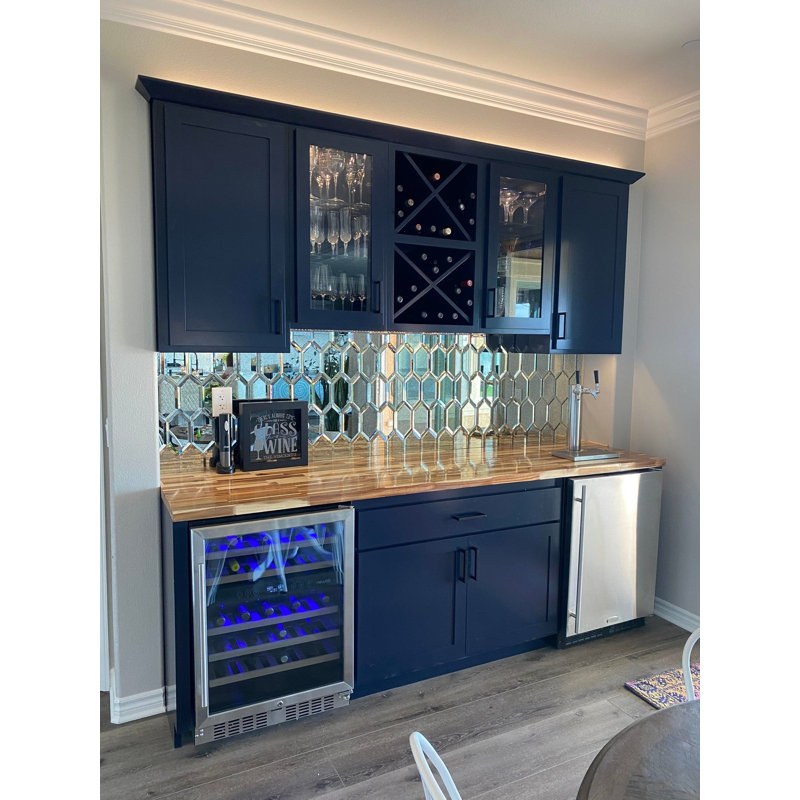 Paris 8x4 Beveled Hexagon Mirror Tile