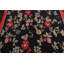 Tapis bleu nuit / rouge en laine noué à la main de conception unique 6 pi 1 po x 8 pi 8 po New Age Aryianna
