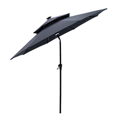 Capote 107'' Lighted Market Umbrella