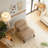 Cute Accent Chair with Solid Wood Legs-730907290-730907294