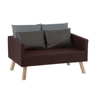 Faux Leather Pet Bed