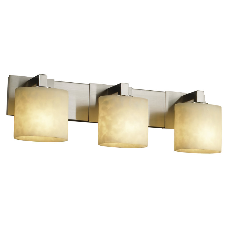 Ainka 3 - Light Vanity Light, Brushed Nickel, Round Flared