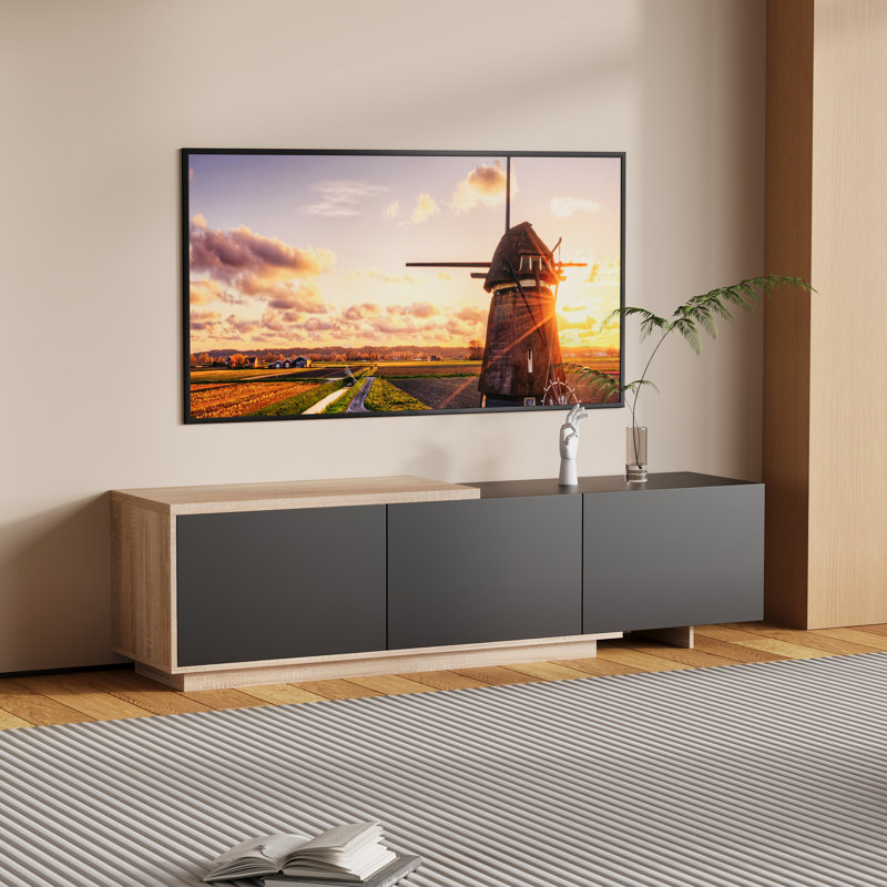 TV Stand for TVs up to 88", Black