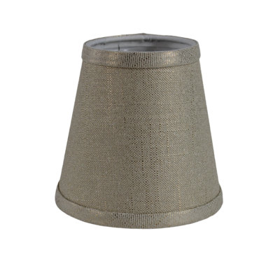 Abat-jour en lurex doré