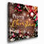 «Chrsitmas Wood Fond II», reproduction d'art textuel sur toile tendue-2133829318