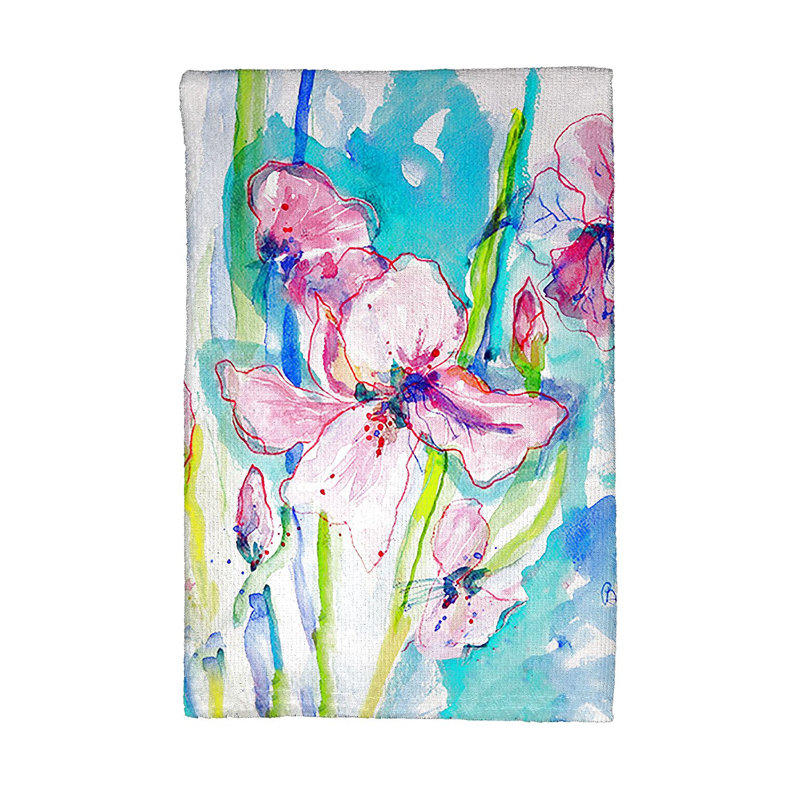 Serviette de thé iris