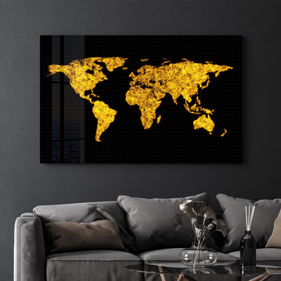 Elegant Tempered Glass Wall Art Painting, 13.8 x 21.7 inches | 100% Tempered Glass, Thickness: 0.16 inches | UV Printed for Vibrant Colors | Perfect for Home Decor, Living Room, & Office Spaces