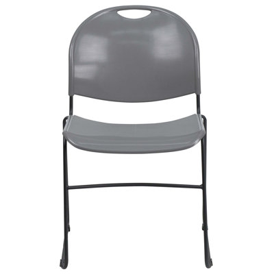 Gaea 880 lb. Capacity Ultra-Compact Stack Chair with Metal Frame