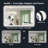 Hyosvany Matte Black Matel Framed LED Vanity Mirror with Front-lit and Back-lit, Memory Function, 3 Color Temperatures, Dimmable Light & Anti-fog Tempered Glass Mirror-285721152