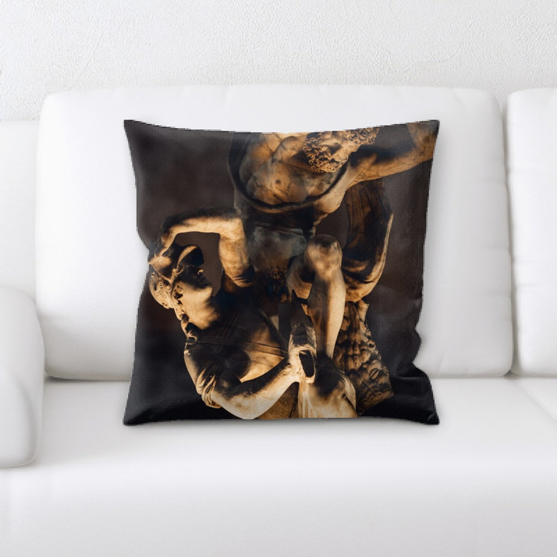 Coussin statue