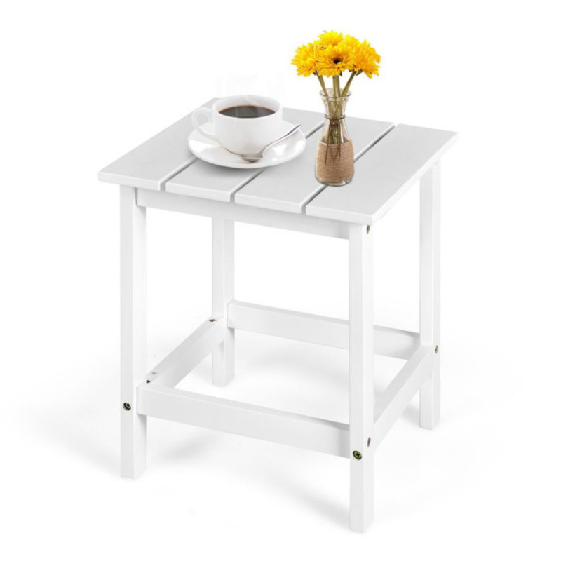 Table basse d'appoint 15 po, Blanc