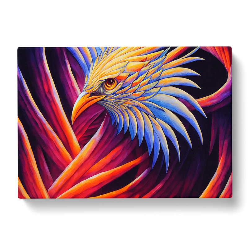 Pure Phoenix Bird - Wrapped Canvas, 40cm H x 60cm W x 3cm D