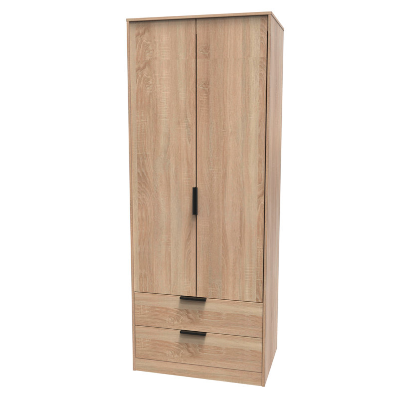 Turah Manufactured Wood Wardrobe, Bardolino Oak