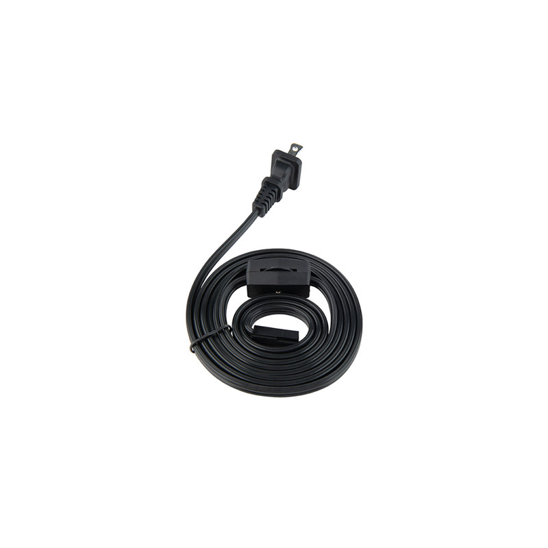 Interrupteur à enroulement pour cordon d'alimentation ou câble pour lumière de rondelle WAC, Noir, noir, noir, noir