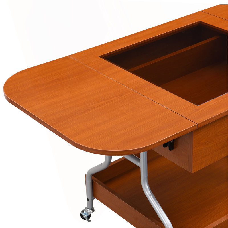 Modern Extended Coffee Table With Wheels