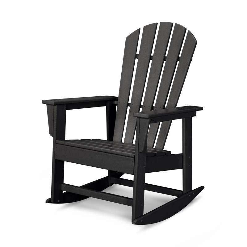 Chaise berçante POLYWOOD South Beach, Noir