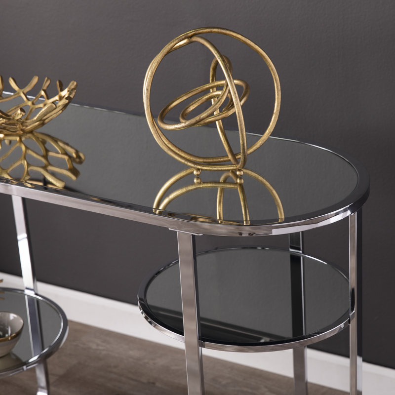 Console à miroir Maxina avec rangement