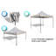 3m x 3m Steel Pop-Up Gazebo-69379097