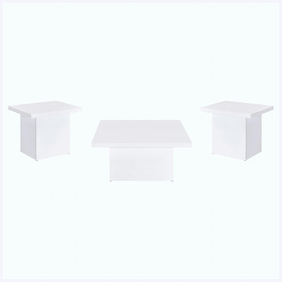 Ensemble de tables basses 3 pièces Glam