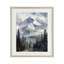 «Snow & Mist Alpines», reproduction sous verre encadrée, design par Franklyn Gregory-130826339-130826341