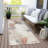 Machine Washable Indoor/Outdoor Xhevrie Paprika Rug-1257787060