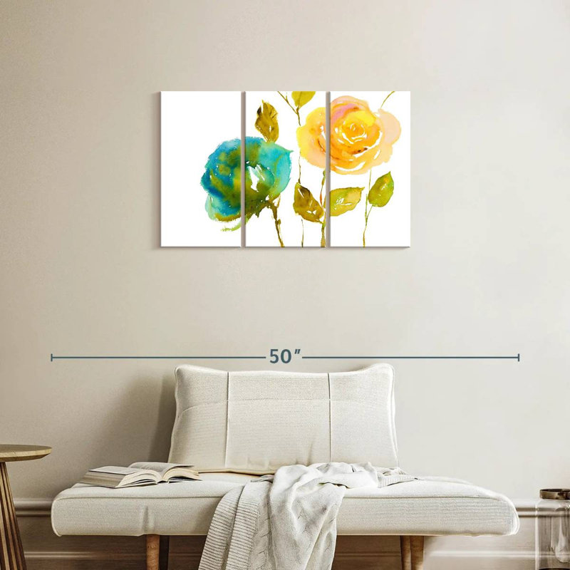 Harnek Blooming Hues, 20" H x 33" W