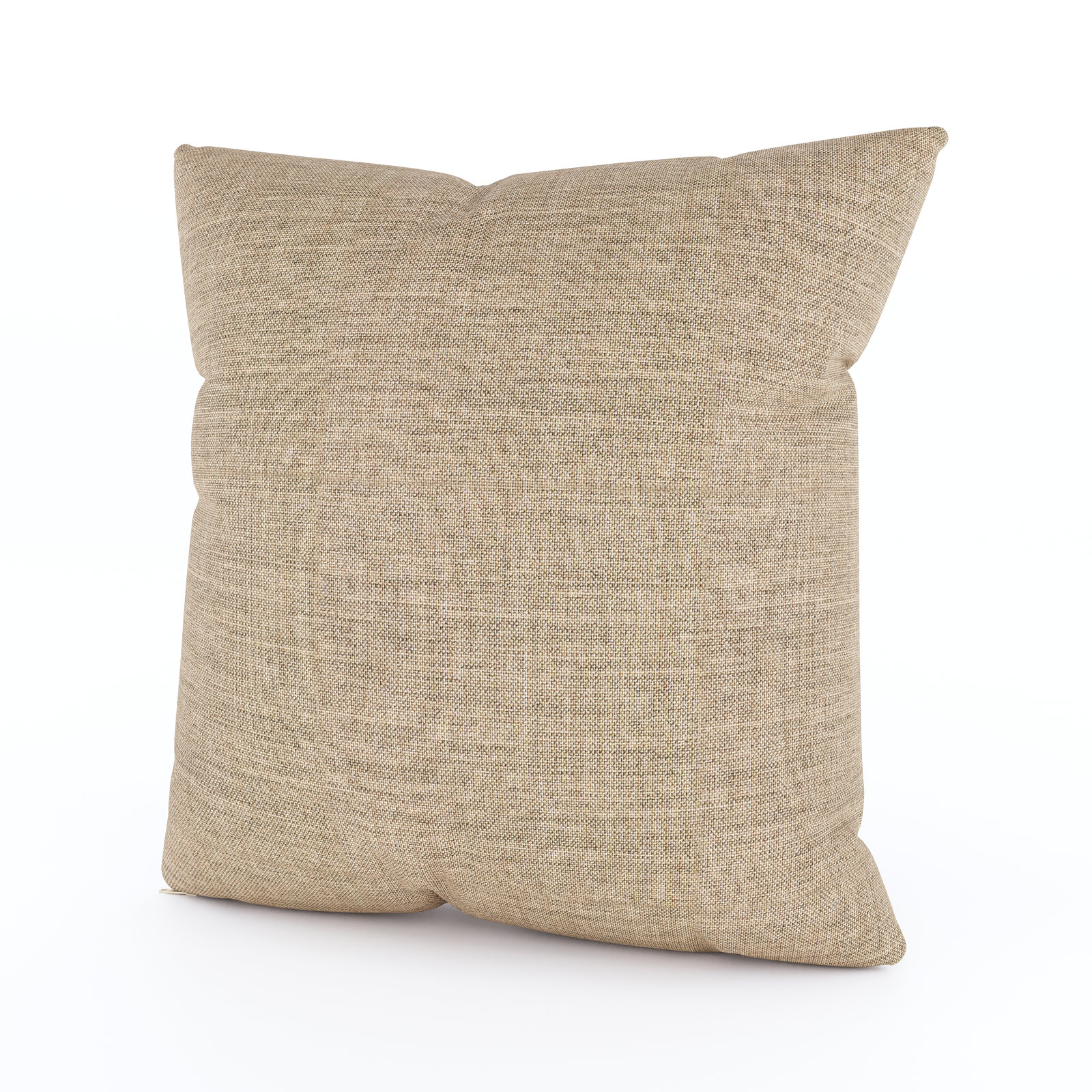 Indoor/Outdoor Throw Pillow, Square 24", Cast Ash Sunbrella® Plainweave