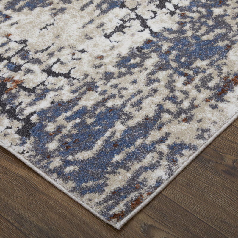 Rivah Performance Abstract Indoor Rug, Rectangle 2' x 3'