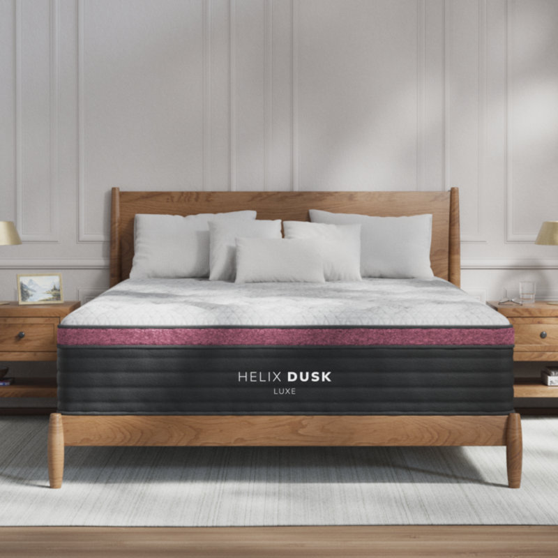 Helix Dusk Luxe 13" Medium Hybrid Mattress, California King