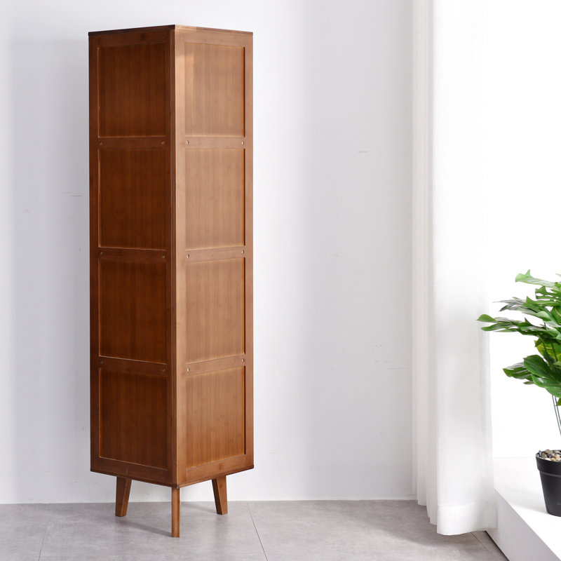 Esma Corner Bookcase, (4 Shelves) 148.6cm H x 35.1cm W x 35.1cm D