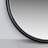 Solid Wood Oval Wall Mirror