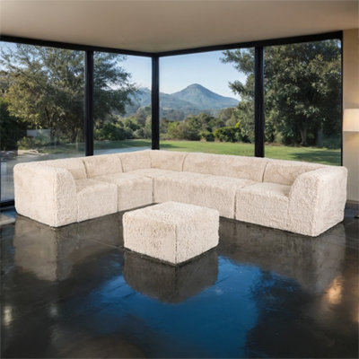 Earley Large L-shape Sectional With Ottoman