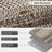 Machine Washable Non-Slip Non-Shedding Area Rugs for Living Room, Farmhouse Printed Braided Bordered Carpet, Stain Resistant Thin Foldable Floor Cover for Nursery Dining Room-338449899