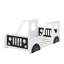 Lit plateforme simple avec roulettes Classic-114404342