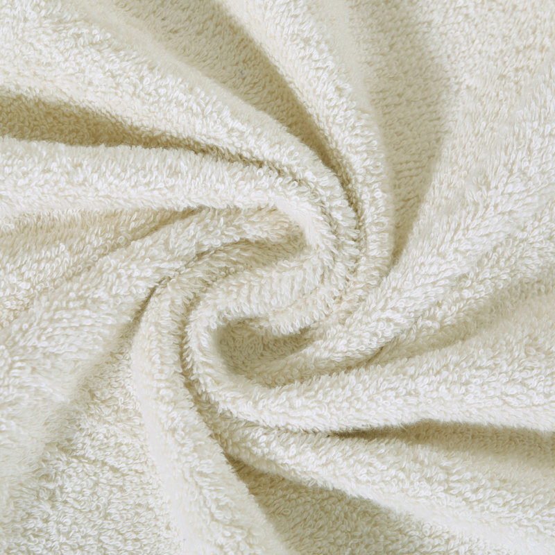 Ivory Cotton 6-Piece Bath Towel and Washcloth Set