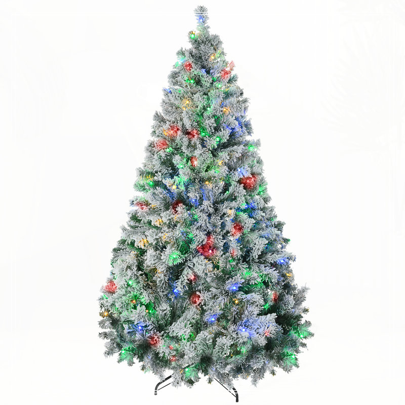 Arbre de Noël artificiel 7,5 pi, H 7,4 po