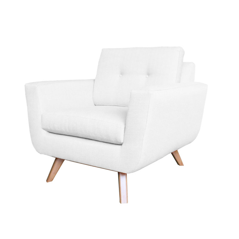 Fauteuil Callie, Blanc Klein, Naturel, Moyenne