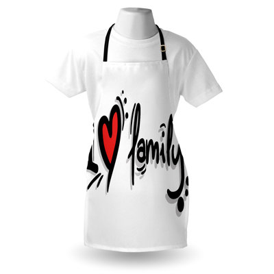 No Pattern Bib Apron