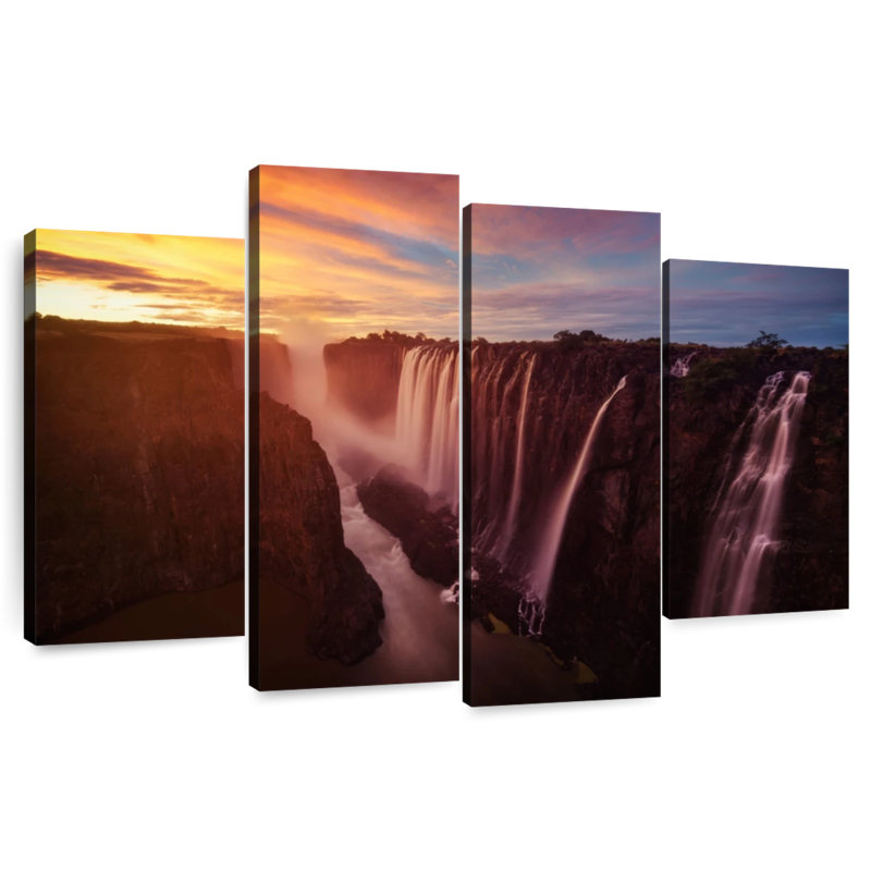 Alvord Enchanting Victoria Falls, H 14 po x l 24 po