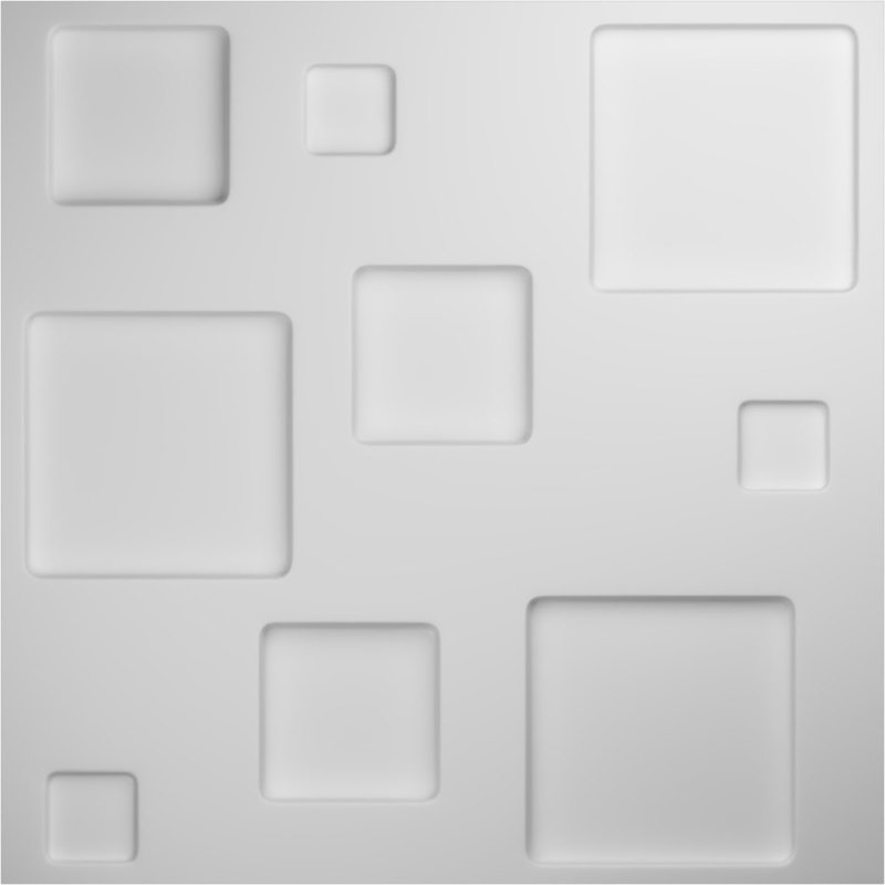 19 5/8"W X 19 5/8"H Devon Endurawall Decorative 3D Wall Panel Covers 53.49 Sq. Ft. (20/PK)
