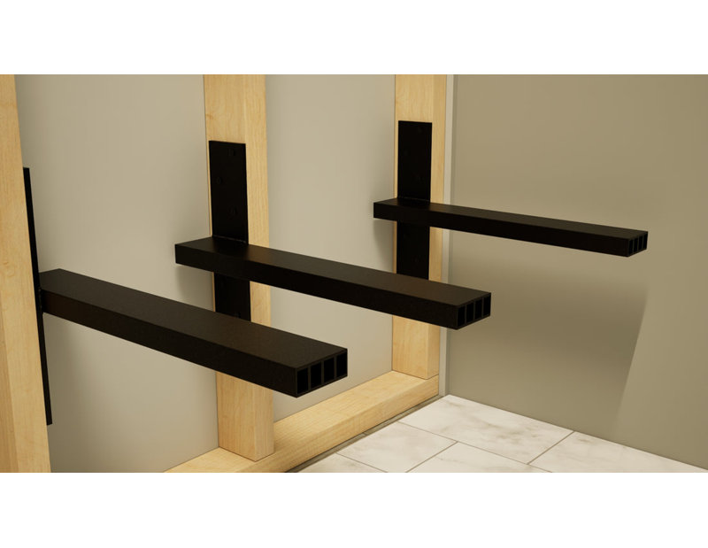 16 po x 2,5 po x 1 po Support de banc de douche The Original
