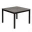 Ensemble de table de salle à manger 5 pièces avec 4 chaises, ensemble de table de salle à manger pour 4 personnes avec chaises, ensemble de table de salle à manger en bois pour cuisine, salle à manger, gris clair et noir deux tons-253680546
