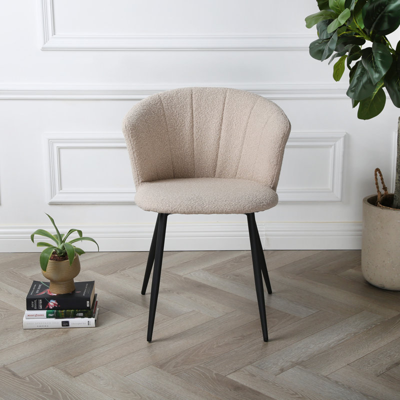 Baragrey Bouclé Dining Chair