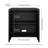 Preston 32" Wide Rectangular Fluted Accent Cabinet in Black Grain-504020530