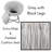 BirdRock Home Faux Fur Saucer Chair, Gray Faux-Black Legs-57774333-57774334