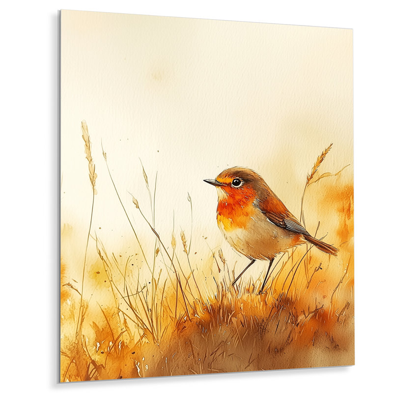 Johary - oiseau, décoration murale en métal, reproduction d'art moderne en métal, H 20 po x l 12 po